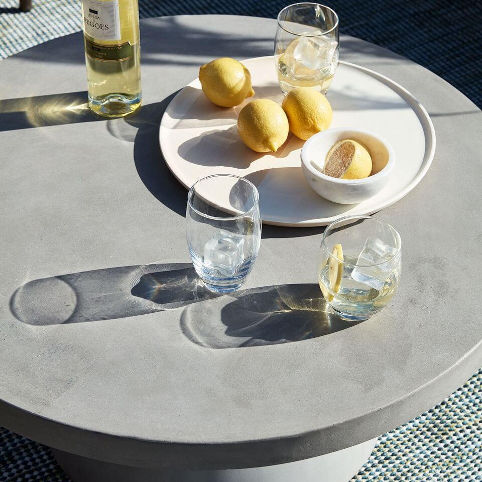 Pedestal Outdoor Coffee Table West Elm Australia